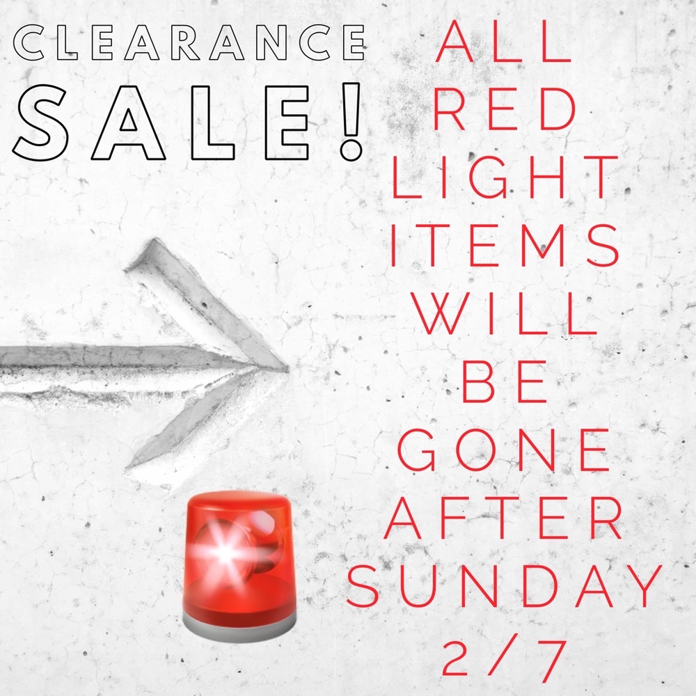FLASH CLEARANCE TODAY ONLY!
